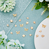 SUPERFINDINGS 50Pcs 5 Style Rack Plating Brass Charms KK-FH0004-69-5