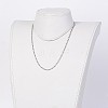 Electroplate Stainless Steel Ball Chain Necklaces X-NJEW-JN01790-02-2