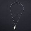 Non-Tarnish 201 Stainless Steel Pendant Necklaces NJEW-S105-JN536-45-1-2