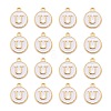 Golden Plated Alloy Charms X-ENAM-S118-01U-2