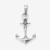 304 Stainless Steel Pendants STAS-F158-09AS-1