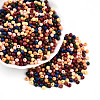 Opaque Colours Glass Seed Beads SEED-N007-19D-1