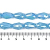 Opaque Solid Color Electroplate Glass Beads Strands LS-EGLA-N013-P4mm-B10-4