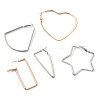 Iron Hoop Earrings EJEW-TA0010-07-2