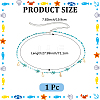 Natural Cowrie Shell & Synthetic Turquoise and Glass Seed Beaded Bohemian Waist Chains for Women AJEW-CP0011-34-2