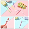 Child Plastic Knit Needles Sewing Knitting Cross Stitch TOOL-YW0001-78A-5