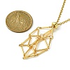 304 Stainless Steel Macrame Pouch Braided Gemstone Holder SA-CJ67C5-G-3