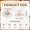 10Pcs Silicone Ear Nuts FIND-LP0005-63G-2