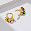 Fashionable Evil Eye Pendant Earrings for Women NL2443-3-1