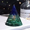 Orgonite Cone Epoxy Resin Display Decorations PW-WGE996E-01-2