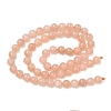 Natural Orange Sunstone Beads Strands G-D0013-76A-4