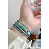 Boho Style Imitation Leather Cord Multi-strand Bracelets for Women WGE9E9B-08-1