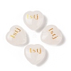 Natural Quartz Crystal Heart Engraving MBTI Figurines Statues for Home Office Desk Decorations X1-G-K353-05A-1