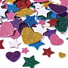 Glitter Colorful Sheets of Foam Paper Sticker DIY-TA0001-04-5