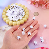 150Pcs 5 Styles Opaque Acrylic Beads SACR-TA0001-73-6
