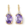 Brass Micro Pave Cubic Zirconia Pendants KK-Q031-43G-04-1