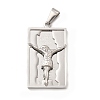 Non-Tarnish 304 Stainless Steel Religion Pendants STAS-E184-23P-1