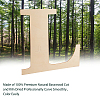 Unfinished Wood Shape WOOD-CN0001-010L-4