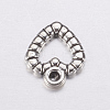 Heart Tibetan Style Alloy Charms AC0324-3