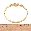 Halloween 304 Stainless Steel Crystal Rhinestone Heart Bat Open Hinged Bangles for Women SA-CBA7A40-06G-5