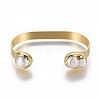 Brass Cuff Bangles BJEW-F381-03G-1
