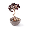 Natural Garnet Chips Tree Decorations DJEW-M012-02N-1