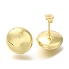 Rack Plating Brass Stud Earrrings EJEW-L097-06G-1