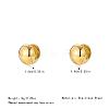 304 Stainless Steel Hoop Earrings for Women LV0668-3