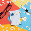 PU Leather & Cotton Name Marker Keychain AJEW-WH0514-029-7