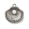 304 Stainless Steel Pendants STAS-F328-02B-P-1