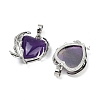 Natural AmethystPendants G-Q025-01P-04-3