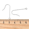 316 Surgical Stainless Steel Earring Hooks STAS-Z124-02B-P-3