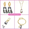 30Pcs 15 Styles Acrylic Pendants OACR-YW0002-64-6