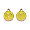 Alloy Enamel Pendants ENAM-S124-01B-14A-1