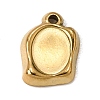 304 Stainless Steel Pendant Cabochon Settings SA-CBA9B1E-01E-G-1