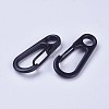 Alloy Snap Keychain Clasp Findings PALLOY-WH0065-31B-1