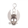 Skull Tibetan Style Alloy European Dangle Charms PALLOY-I116-35AS-3