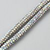 PVC Cord with Rhinestone FIND-WH0139-449B-2