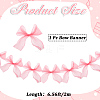 1Pc Polyester Bowknot Hanging Banners FEPA-CP0001-03-2