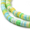 Handmade Polymer Clay Beads Strands CLAY-R089-3mm-011-4