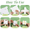 Wedding Paper Candy Gift Packaging Boxes with Polyester Ribbon CON-WH0105-08-3