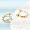 Brass Hoop Earrings for Women KK-CBACA55-05G-4
