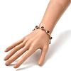 Natural Amethyst Beaded Bracelets for Men Women BJEW-TA00012-03-3