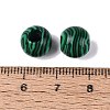Synthetic Malachite European Beads G-Q607-02I-3