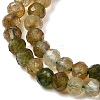 Natural Green Tourmaline Beads Strands G-G294-C01-4x3mm-4