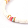 Handmade Polymer Clay Heishi Bead Stretch Bracelets BJEW-JB05077-4