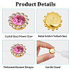 Glass Rhinestone Buttons DIY-HS0001-64-4