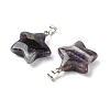 Natural Banded Amethyst Pendants GG-K002-10N-2
