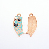 Aolly Enamel Pendants ENAM-WH0047-52G-A-1