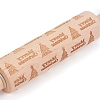 Christmas Tree Wooden Rolling Pins DIY-E034-10A-2